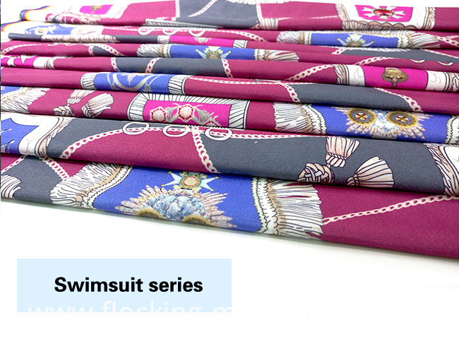 Fancy Digital Printed Knit Jersey Fabric for Swimwear
